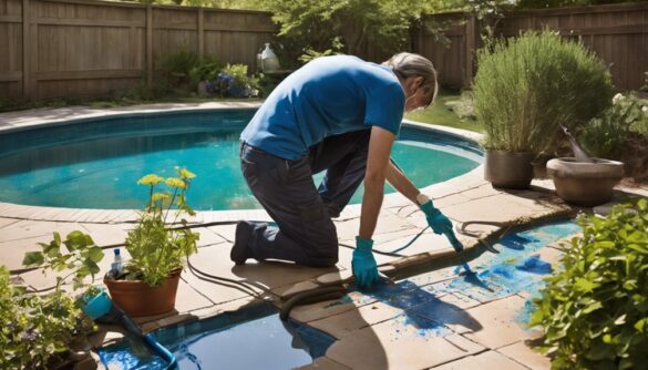 clean pool sediment naturally