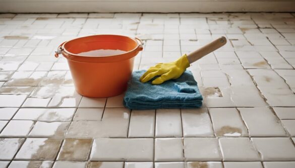 cleaning grout with home remedies