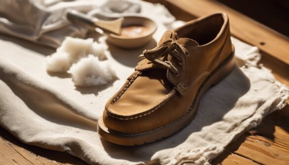 cleaning nubuck shoes tips