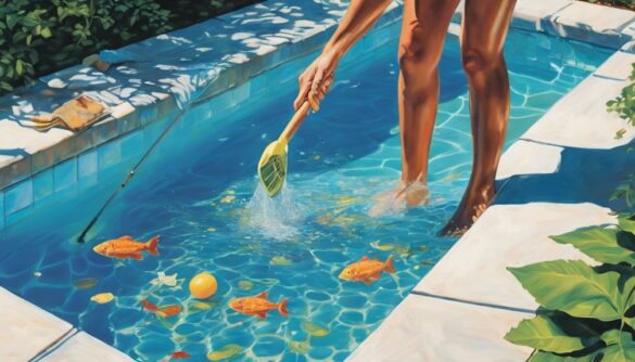 cleaning pool bottom methods
