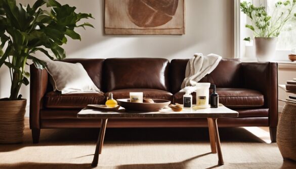 czyszczenie sk rzanej sofy domowymi metodami