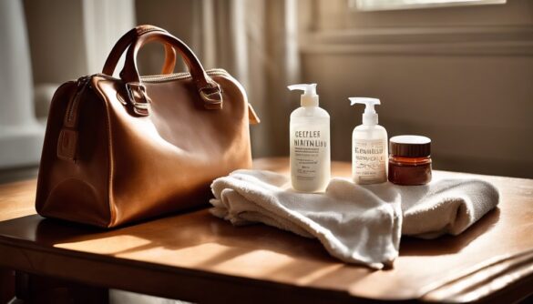 czyszczenie sk rzanej torby domowo