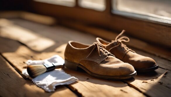 czyszczenie zamszu w domu