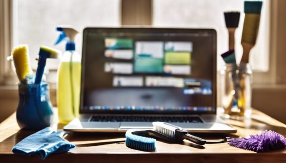 domowe metody czyszczenia laptopa