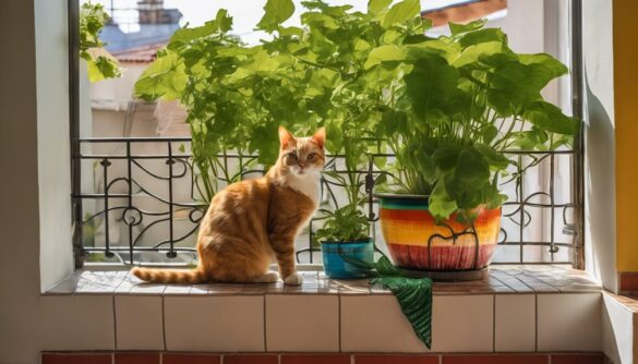 bezpieczny balkon dla kota