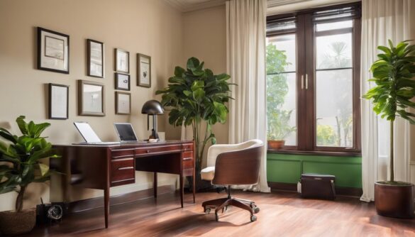 profesjonalne umeblowanie biura dyrektora